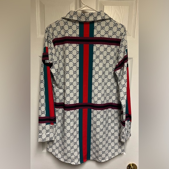 Classy Double G Shirt Dress XL - Picture 3 of 4
